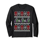 Marvel Spider-Man GreenGoblin Ugly Christmas Sweater Manga Larga