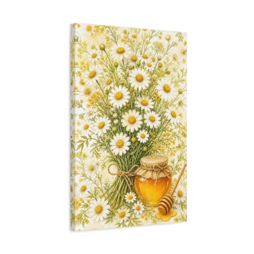 Impression sur toile marguerites Tableau de qualite superieure 40x60cm