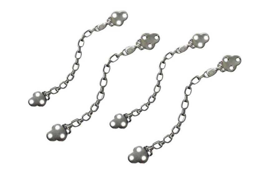 Palermo Stainless Steel Table Chain Medium for Cabinet rustproof (8 inch, Silver, 4 Pieces)-image-8