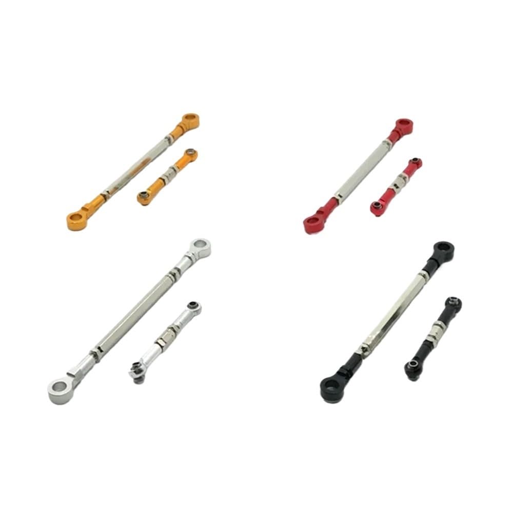 UMTSGYNU Metal Enhanced Connecting Rod Suitable Compatible with 1/10 R1001 R1002 R1003 RC Vehicle Components(RED)