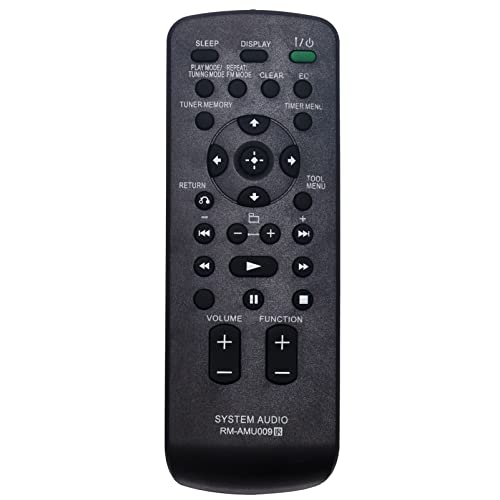 VINABTY RM-AMU009 Replacement Remote Compatible with Sony Mini Hi-Fi Component System MHC-EC609iP CMT-CX4iP CMT-MX500i MHC-EC909iP MHC-EC79i CMT-LX20i MHC-EC69i MHC-EC99i CMT-BX50BTi MHC-EC78Pi - Image 3