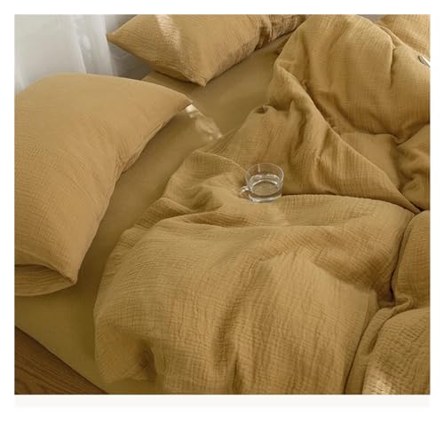 Parure de lit compatible avec la peau sensible en coton à trois couches - 4