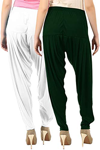 Image of Buy That Trendz Patiala Salwar for Women Relaxed Fit Viscose Patiyala Salwar Harem Bottom Pants