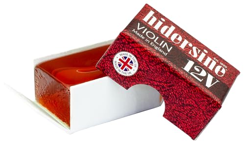 Hidersine - Hidersine colophane junior pour violon. Taille compacte adaptée aux jeunes musiciens. Recette traditionnelle britannique. Fabriquée à la main au Royaume-Uni.
