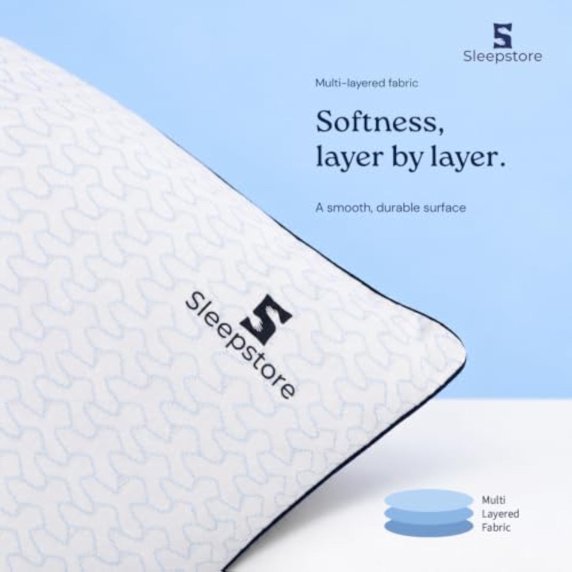 Pack of 1 Fiber Foam Blend Soft Sleeping Pillow