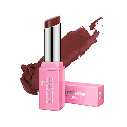 Image of Biotique Natural Makeup Starshine Matte Lipstick, in Love with Coco