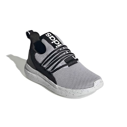 adidas Unisex-Kids Lite Racer Adapt 7.0, White/Black/Black, 3 — view 4