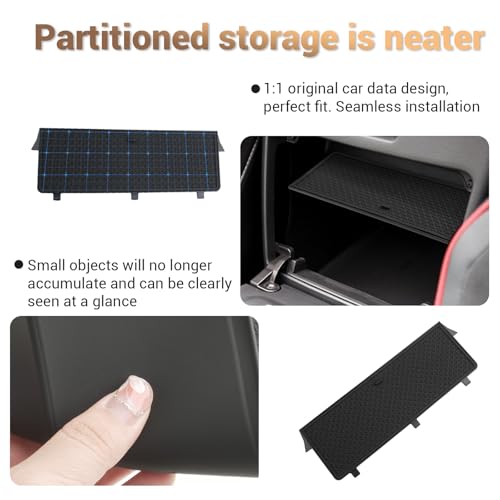 YEE PIN Handschuhfach Ablagen für Mazda Miata MX5 2015-2022 2023 2024 Mittelkonsole Ablage Kleine Gegenstände Verstauen Organizer Zubehör