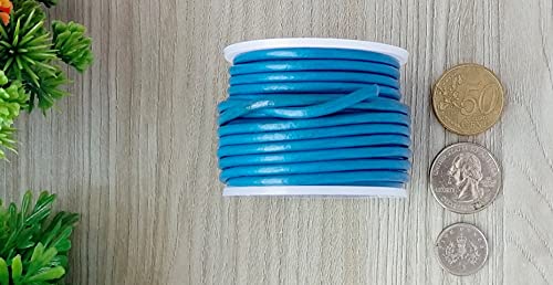 Cords Essentials Round Genuine Leather String Cord, Rope for Jewelry Making Necklaces, Bracelets, Kumihimo Braiding, Wraps - Image 3
