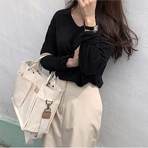 Bywenzai Schultertaschen Lässige Große Kapazität Tote Designer Ketten Frauen Handtaschen Luxus Leinwand Dame Schulter Mesenger Taschen Weibliche Große Geldbörsen