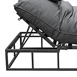 OUTLIV. Gartenliege Heaven High Anthrazit/Flanelle