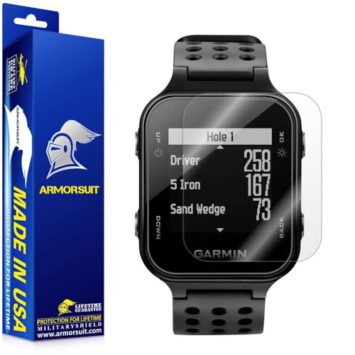 Image of ArmorSuit 6 Pack MilitaryShield Screen Protector Compatible with Garmin Approach S20 (44mm) Full Coverage HD Clear Film - Made in USA