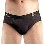 PAVIS-Medically Approved Low Waist Hernia Slip Underwear -Designed To Contain & Support Inguinal, Lower Abdonminal & Scrotal Hernias With Two Free Hernia Pads (UK, Alpha, XL, Regular, Regular, Black)