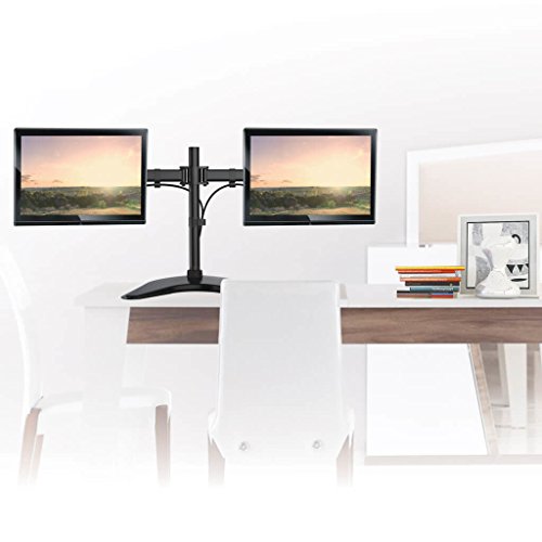 Suporte Articulado para 2 Monitores LED e LCD, Brasforma, Acessórios para Computador, Preto, 13