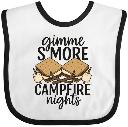 inktastic S'more Campfire Nights Baby Bib