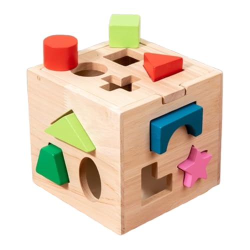 Développement par le jeu avec le cube de tri des formes, le cadeau éducatif parfait