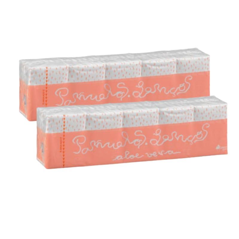Pack 2 Blíster de Pañuelos de Papel – 10 Paquetes de 10 Unidades (Total 200 Pañuelos)