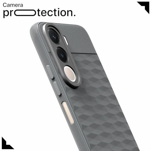 Image of Outlouders Back Cover for Realme C100x | Full Camera Protection | TPU Soft Flexible Shockproof Bumper Case (Grey)