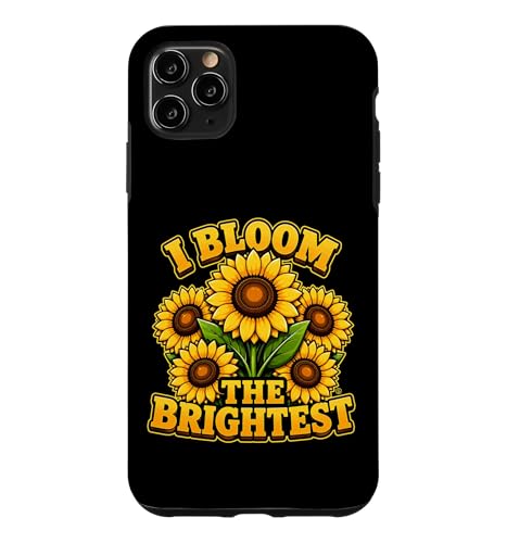I Bloom The Brightest Sunflower �C���X�s���[�V�����t���[�����O���t�B�b�N �X�}�z�P�[�X iPhone 11 Pro Max �p