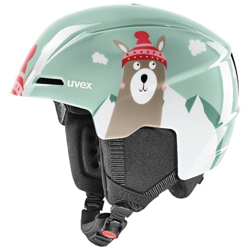uvex viti, casco da sci Unisex bambino, jade lama, 46-50 cm