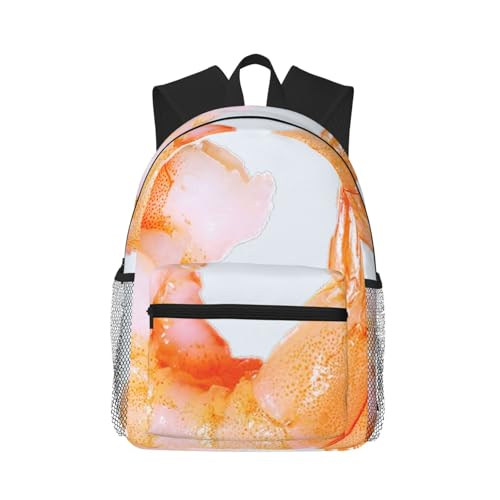 Sac à dos imprimé crevettes Glutton pour soulager vos trajets quotidiens