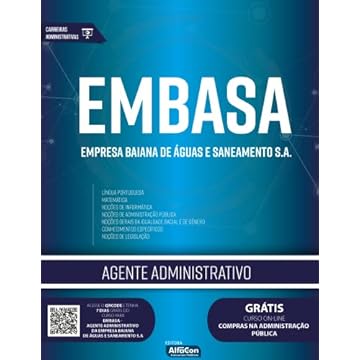 Capa do livro Agente Administrativo - Empresa Baiana De Águas E Saneamento SA - EMBASA