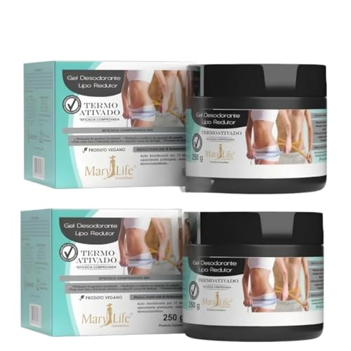 Kit 2 Unidades Gel Lipo Redutor Termo Ativado 250g Mary Life