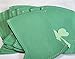 Shamrock Paper Bags (20), Green Hat Paper Bags, Handmade Party Bags, St. Patrick's Day Paper Bags