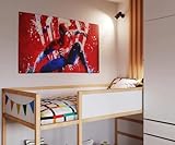 FreedomAction - Spiderman Flag for Room Decor - 3x5' Hanging Tapestry for Bedroom, Gaming Room, Kids room, College Dorm & Apartment - Easy to Hang, 4 Grommet Eyelets - Unique Print - Decorations &