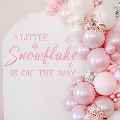 Adhesivo Decorativo Vinilo Snowflake para Baby Shower miniatura 1
