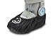 iGuerburn Medical Fracture Walking Boot/Shoe Cover Waterproof Orthopedic Foot Cast Cover - Black (Medium)