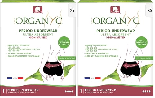 Culotte menstruelle ultra absorbante Organyc en coton bio anti fuite