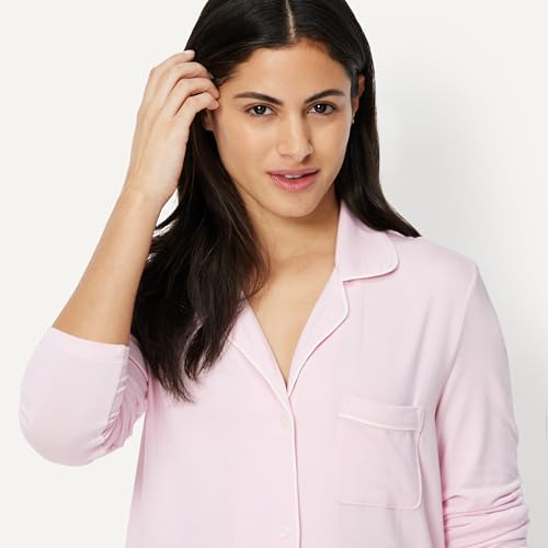 Image of Amazon Essentials Women's Piped Nightshirt (Available in Plus Size)