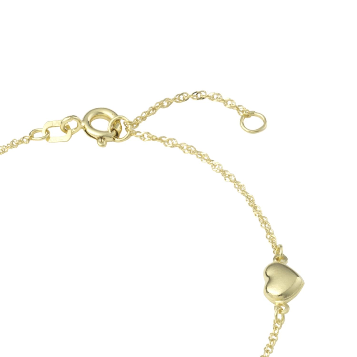 Amor Armband Damen Armschmuck, 17+2 cm, Gold, Herz, Kommt in Schmuck Geschenk Box, 2031153