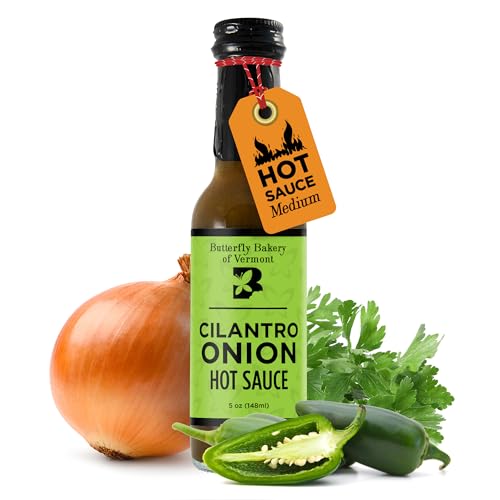 Image of Butterfly Bakery of Vermont Cilantro Onion Hot Sauce, 5 fl oz
