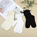 TIESOME 3 Pairs Women Ankle Socks, Lace Ruffle Frilly Comfortable Cotton Socks Fashion Ladies Princess Cute