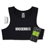 SOCCERBEE-BEE LITE 2 - Sports GPS Tracker & Vest for Outdoor Sports | 30days trial included & Subscription Requierd | Soccer Training Equipment | Fitness Tracker (Large)