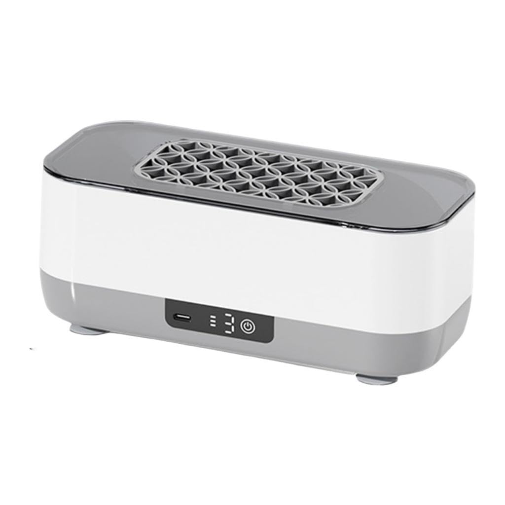 Amagogo Nettoyant pour Bijoux, capacité de 400 ML, minuterie numérique, équipement de Nettoyage Portable pour Montres, Outils de Maquillage, Lunettes,