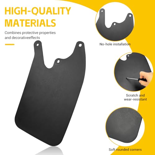 Image of Mud Flaps for 1999-2004 Toyota Tacoma with OEM Fender Flares Only, No Drill Splash Guards Front & Rear Truck Mud Guards with Hardware Accessories Mudflaps Set,4PCS