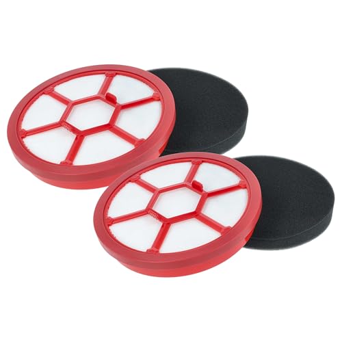 vhbw 2x filtre protection moteur compatible avec Dirt Devil Infinity Rebel 52, 54, DD5501, DD5550, DD5254, 50, DD5254-01, DD5500 aspirateurs