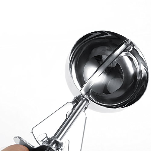 Kitchen ice ball spoon, stainless steel fruit cake dessert ice cream scoop - Image 2