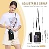 VOBUKE Handytasche zum Umhängen Klein RFID Schutz Umhängetasche Damen Leder Schultertasche mit 12 Kartenfächer Handy Crossbody Tasche Multifunktionale Reißverschluss Abnehmbar Schultergurt Geldbörse #1
