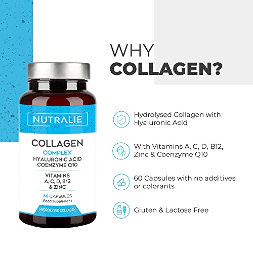 Collagen-Hyaluronic-Acid-Q10-Hydrolysed-Collagen-Women-Men-Vitamins-A-C-D-B12-Zinc-Skin-Joints-and-Hair-High-Strength-Collagen-Complex-60-Capsules-Nutralie