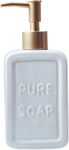 Miniatura 4 de Dispensador de Jabón Retro de Cerámica Roja Botella de Jabón Botella de Loción con Bomba Rojo,Gris,Blanco,https:/ www.Yaxa/dp/undefined