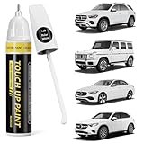 Pholeon (Polar White (149) Car Touch Up Paint for Mercedes-Benz,Car Paint Scratch Repair Kit,2 in 1 Premium Scratch Remover Pen with Exact Color-Matched