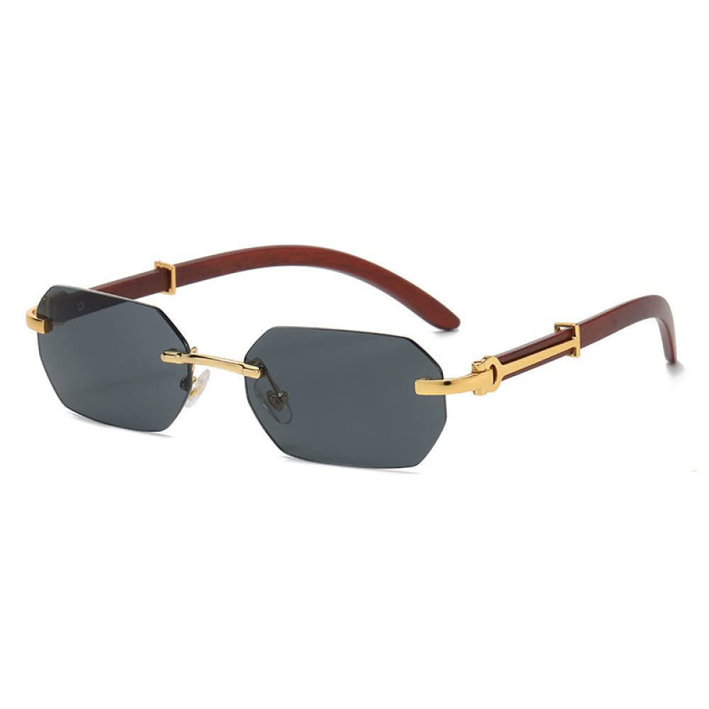 Lunettes de soleil sans monture légères anti-fatigue oculaire UV400