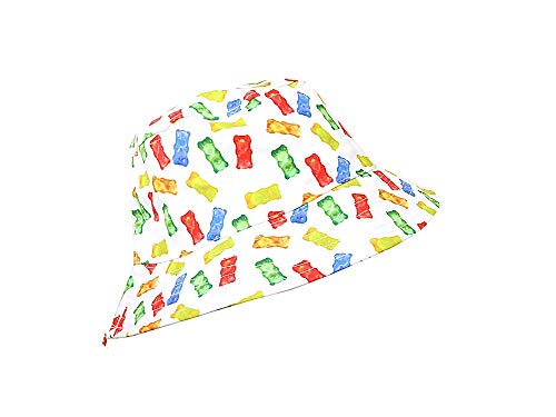 City Hunter Gummy Bear Bucket Hat - White