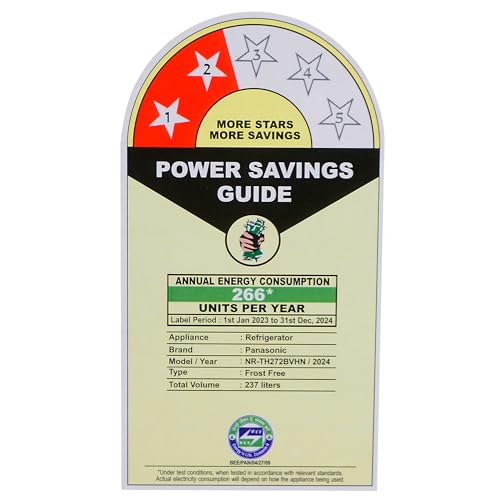 Image of Panasonic 260 L Double Door 2 Star AI Enabled Inverter Technology Frost Free Refrigerator (NR-TH272BVHN, Electric Grey, Jumbo Fresh Vegetable Basket,2023 Model)