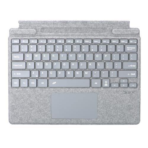 mobee �L�[�{�[�h Microsoft Surface Pro Copilot+ (��11��) / Pro 11 / Pro 10 / Pro 9 / Pro 8 / Pro X �p 13�C���` ���O���\�ȃ^�C�v �J�o�[ �^�b�`�p�b�h�t�� 7�F�o�b