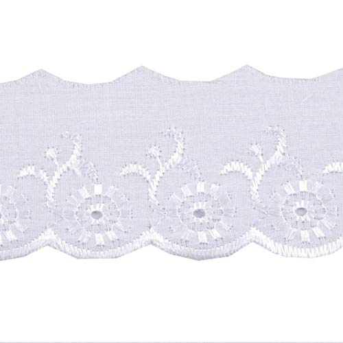 Stile pizzo sangallo, larghezza 50 mm, lunghezza 1...